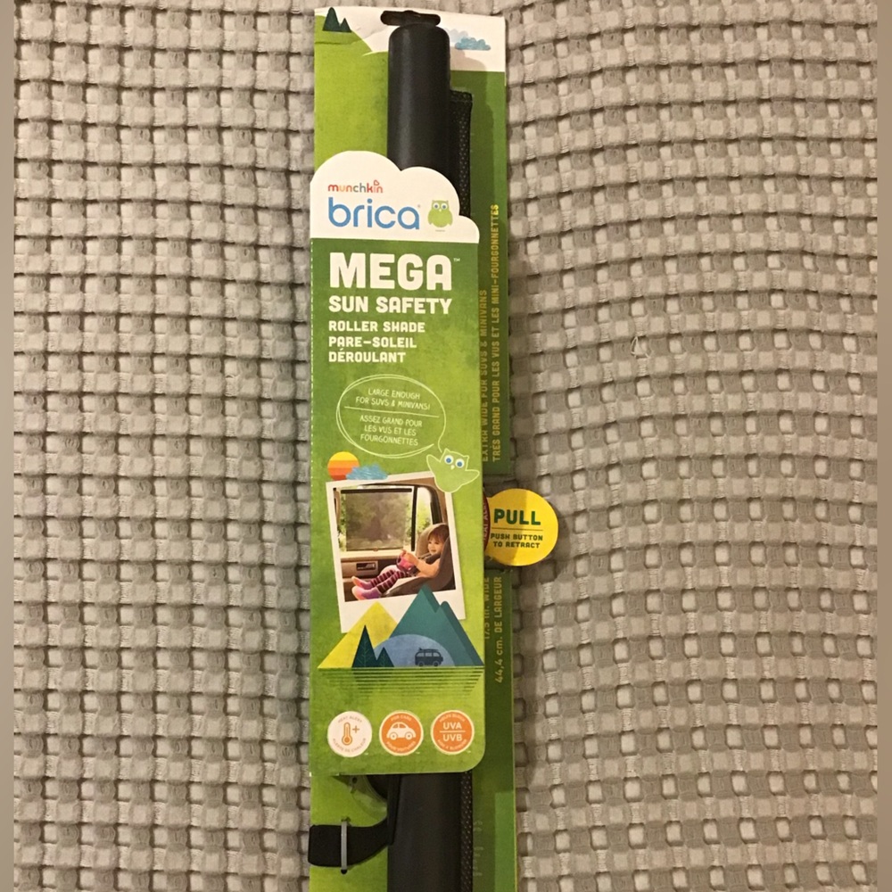 Munchkin brica mega Sun safety auto roller shade